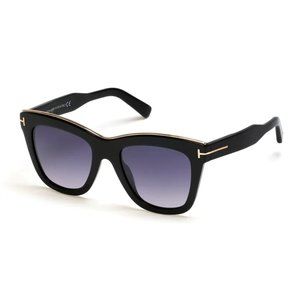 Tom Ford Julie Gradient Sunglasses Black and Gold TR001044 FT0685